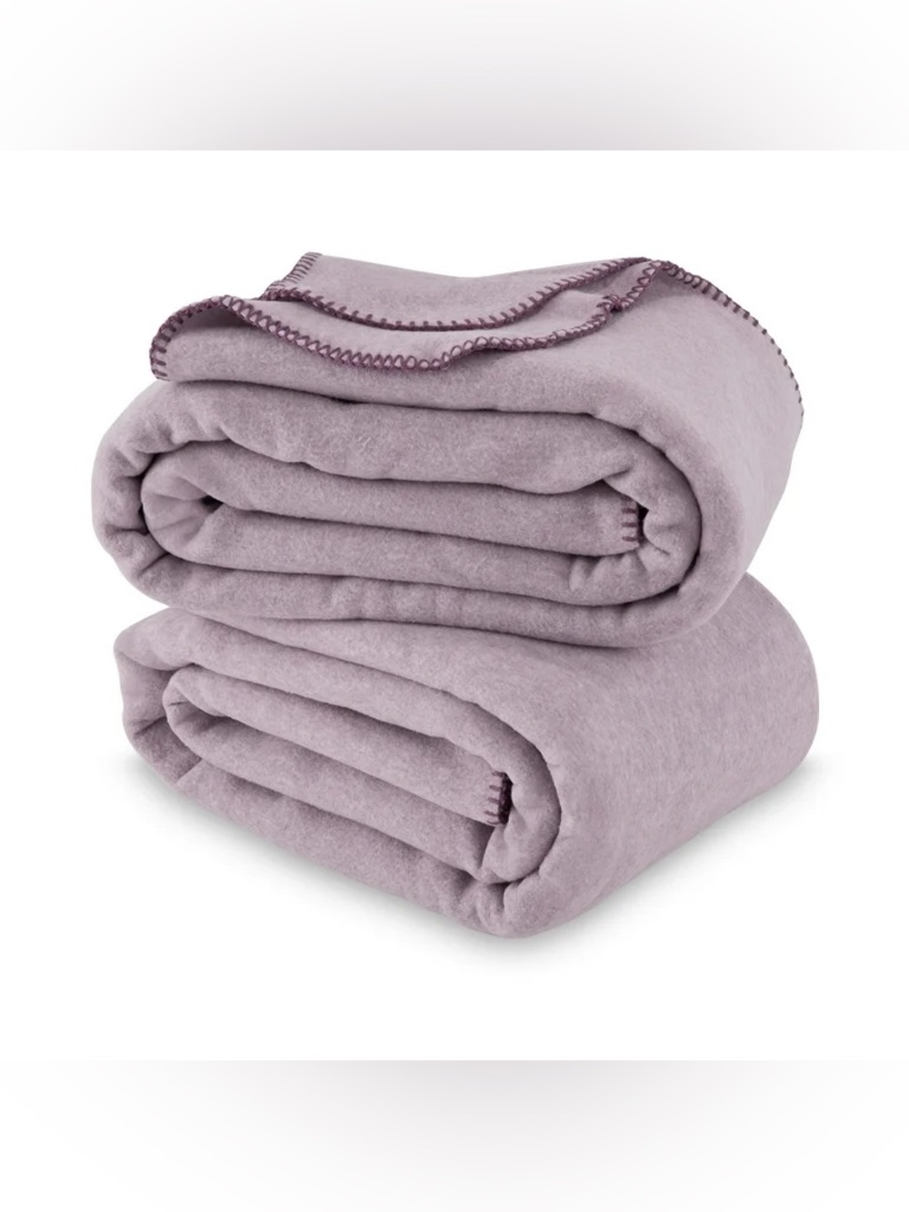 🆕 2-Pack Mainstays Super Soft Hazy Purple Fleece Bed Blanket, King